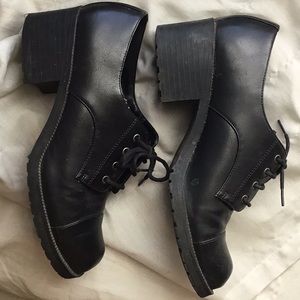 Black grunge witch chunky heels 90s OFFERS WELCOME